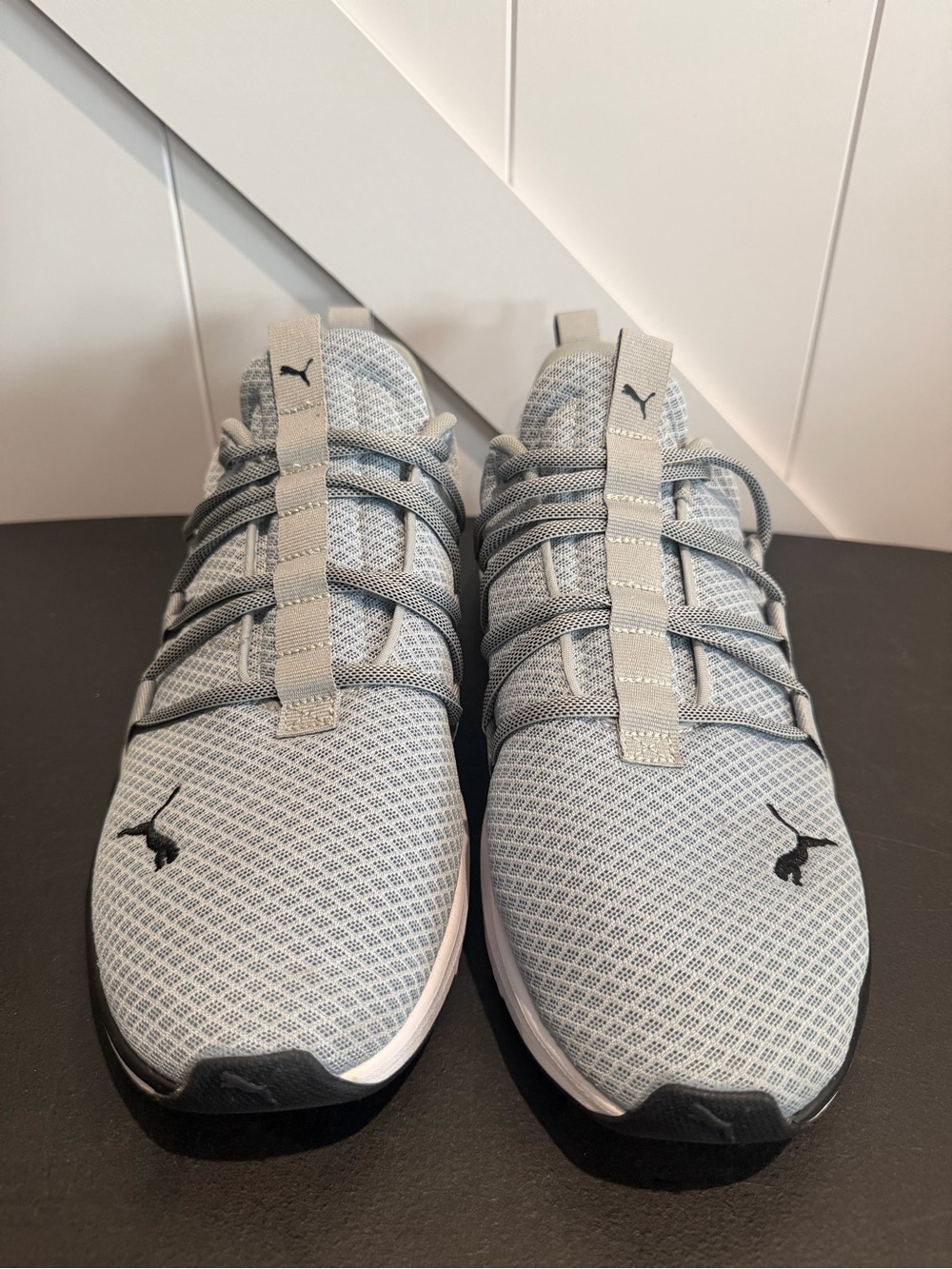 Puma Gray Men's SoftRide Mesh Sneakers - Picture 5 of 10